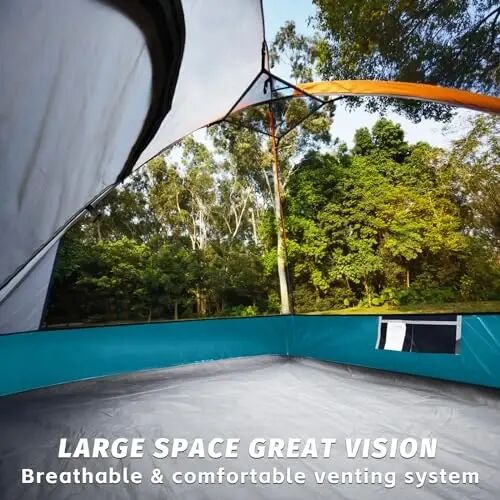 Camping Tent 2-4 Person, Waterproof Windproof Tent with Rainfly Easy Set up-Portable Dome Tents for Camping… - 5