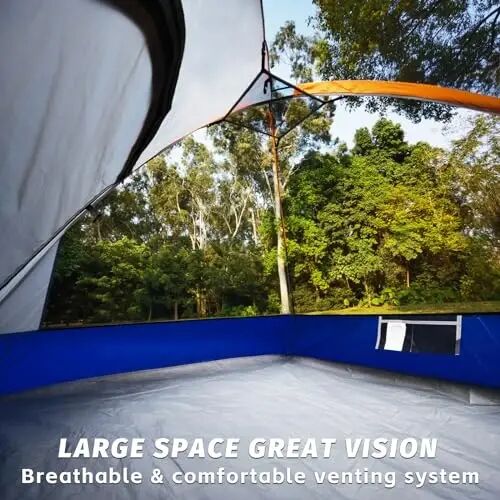 Camping Tent 2-4 Person, Waterproof Windproof Tent with Rainfly Easy Set up-Portable Dome Tents for Camping… - 3