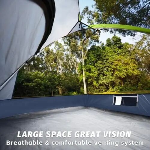 Camping Tent 2-4 Person, Waterproof Windproof Tent with Rainfly Easy Set up-Portable Dome Tents for Camping… - 5