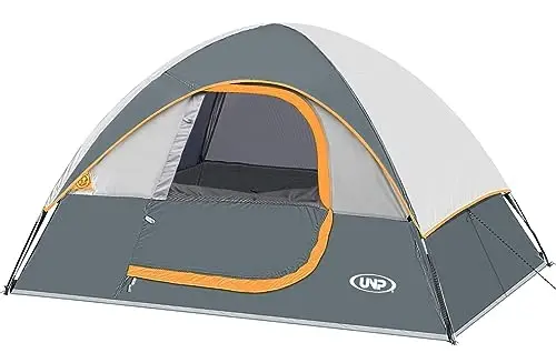 Camping Tent 2-4 Person, Waterproof Windproof Tent with Rainfly Easy Set up-Portable Dome Tents for Camping… - UNP