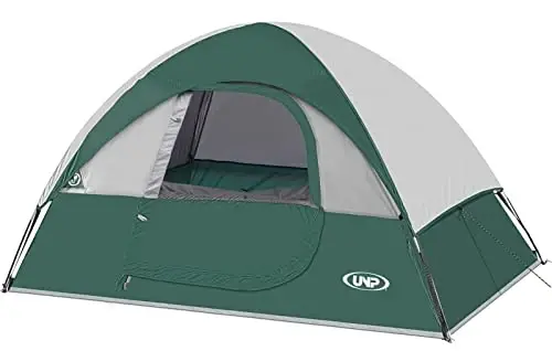 Camping Tent 2-4 Person, Waterproof Windproof Tent with Rainfly Easy Set up-Portable Dome Tents for Camping… 