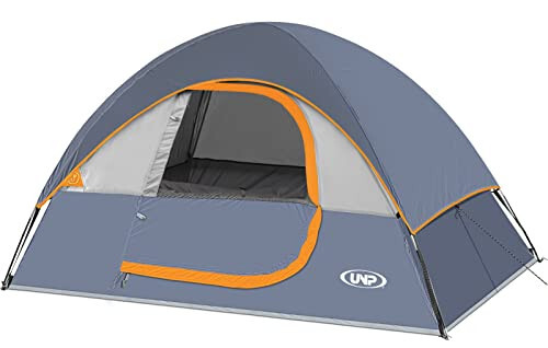 Camping Tent 2 Person, Waterproof Windproof Tent with Rainfly Easy Set up-Portable Dome Tents for Camping... 