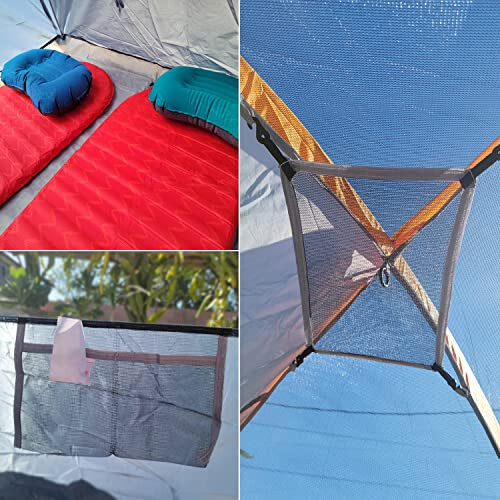 Camping Tent 2 Person, Waterproof Windproof Tent with Rainfly Easy Set up-Portable Dome Tents for Camping... - 3
