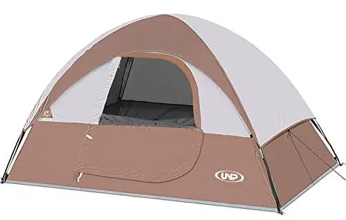 Camping Tent 2 Person, Waterproof Windproof Tent with Rainfly Easy Set up-Portable Dome Tents for Camping - 1