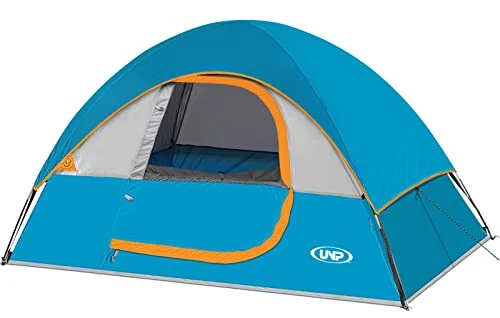 Camping Tent 2 Person, Waterproof Windproof Tent with Rainfly Easy Set up-Portable Dome Tents for Camping - unp