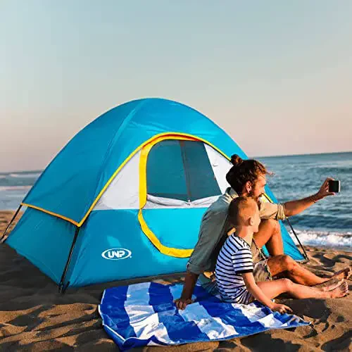 Camping Tent 2 Person, Waterproof Windproof Tent with Rainfly Easy Set up-Portable Dome Tents for Camping - 3