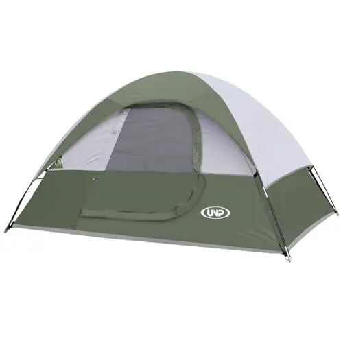 Camping Tent 2 Person, Waterproof Windproof Tent with Rainfly Easy Set up-Portable Dome Tents for Camping… 