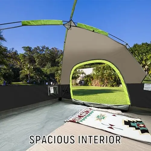 CAMPROS CP Tents for Camping 2/4/6 Person, Waterproof Windproof Dome Tent | Camping Tents with Rainfly Easy Setup in 5 Mins, Portable Tents with Mesh Window & Carry Bag for Outdoor Camping Backyard - 4