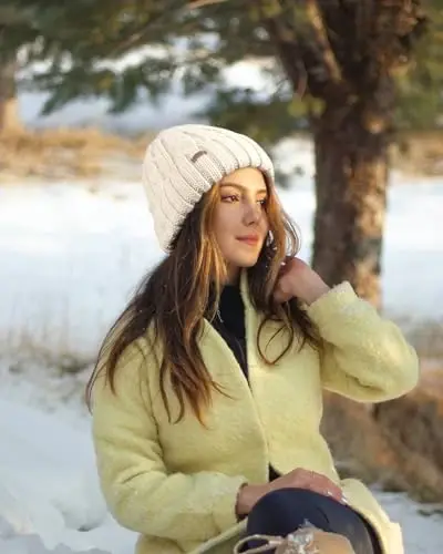 Camptrace Beanies Ayollar uchun Qishki Şlyapalar Ayollar uchun Fleece bilan qoplangan Kabel to'qilgan Şlyapa Issiq Qish Qor Chang'isi Bosh kiyim - 3