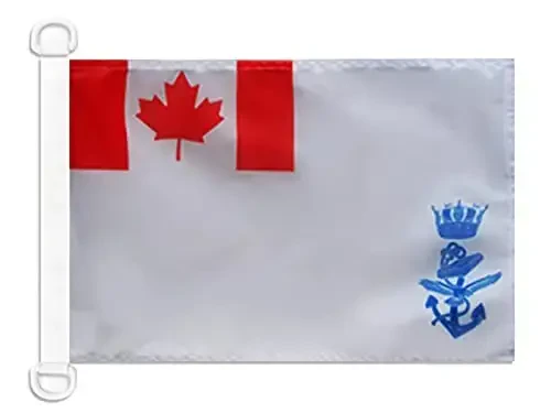 Canada Naval Ensign NAUTICAL Flag 18'' x 12'' - Canadian War flags 30 x 45 cm. - Banner 12x18 in for boat - AZ FLAG - AZ FLAG