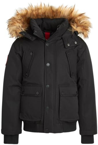 CANADA WEATHER GEAR Boys' Winter Coat – Heavyweight Bomber Parka Ski Jacket (Size: 8-20) - 1