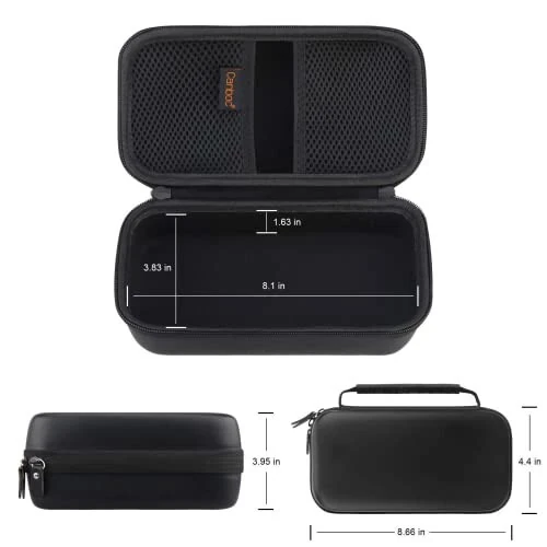 Canboc Carrying Case for Halo Bolt 58830/57720/44400 mWh Portable Car Jump Starter, Halo Bolt ACDC Max 55500 mWh Phone Charger, Mesh Bag for Jumper Cable, AC Wall Charger, Charge,Black - 4