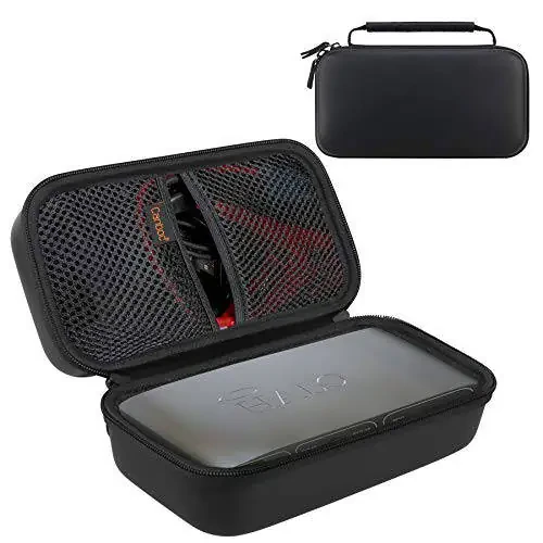 Canboc Carrying Case for Halo Bolt 58830/57720/44400 mWh Portable Car Jump Starter, Halo Bolt ACDC Max 55500 mWh Phone Charger, Mesh Bag for Jumper Cable, AC Wall Charger, Charge,Black - 1