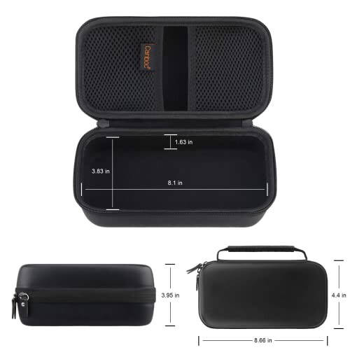 Canboc Carrying Case for Halo Bolt 58830/57720/44400 mWh Portable Car Jump Starter, Halo Bolt ACDC Max 55500 mWh Phone Charger, Mesh Bag for Jumper Cable, AC Wall Charger, Charge,Black - 4