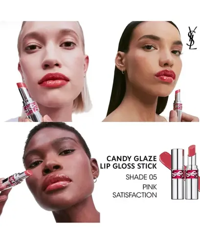 Candy Glaze Lip Gloss Stick - 5 Pink Satisfication - 8