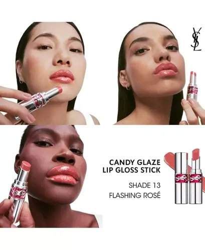 Candy Glaze Lip Gloss Stick-13 FLASHING ROSÉ - 8