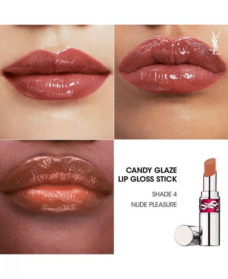 Candy Glaze Lip Gloss Stick 4 NUDE PLEASURE - 2