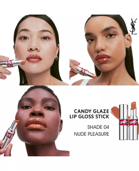 Candy Glaze Lip Gloss Stick 4 NUDE PLEASURE - 8