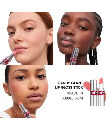 Candy Glaze Lip Gloss Stick - New! 18 Bubble Gum - 6