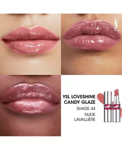 Candy Glaze Lip Gloss Stick-YANGI! 44 NUDE LAVALLIÈRE - 5