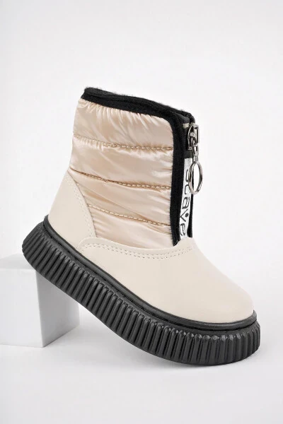 Candy Guaranteed Baby Comfortable Fit Front Zippered Fur-Lined Rain and Snow Boots - MUGGO