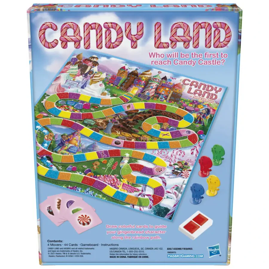 Candy Land Preschool Board Game, No Reading Required For Young Children - 2