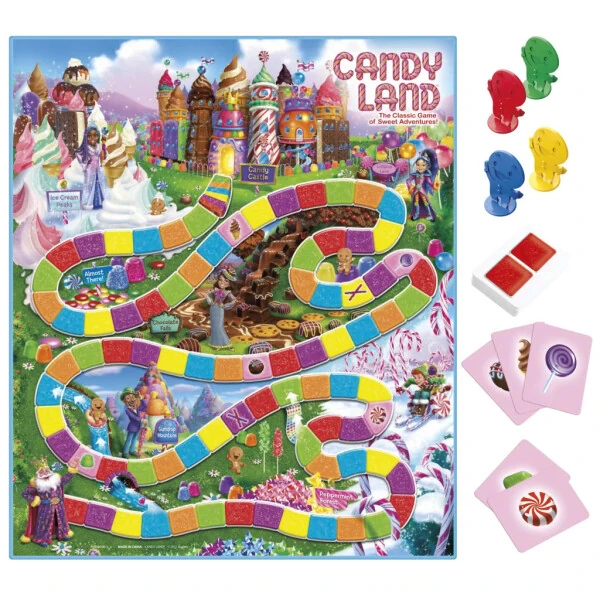 Candy Land Preschool Board Game, No Reading Required For Young Children - CANDY LAND