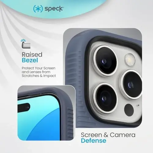 Candyshell Grip Magsafe Case for Apple iPhone 16 Pro - Mystery Blue/Faded Denim - 4