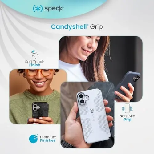 Candyshell Grip Magsafe Case for iPhone 16 Pro Max - Mystery Blue/Faded Denim - 6