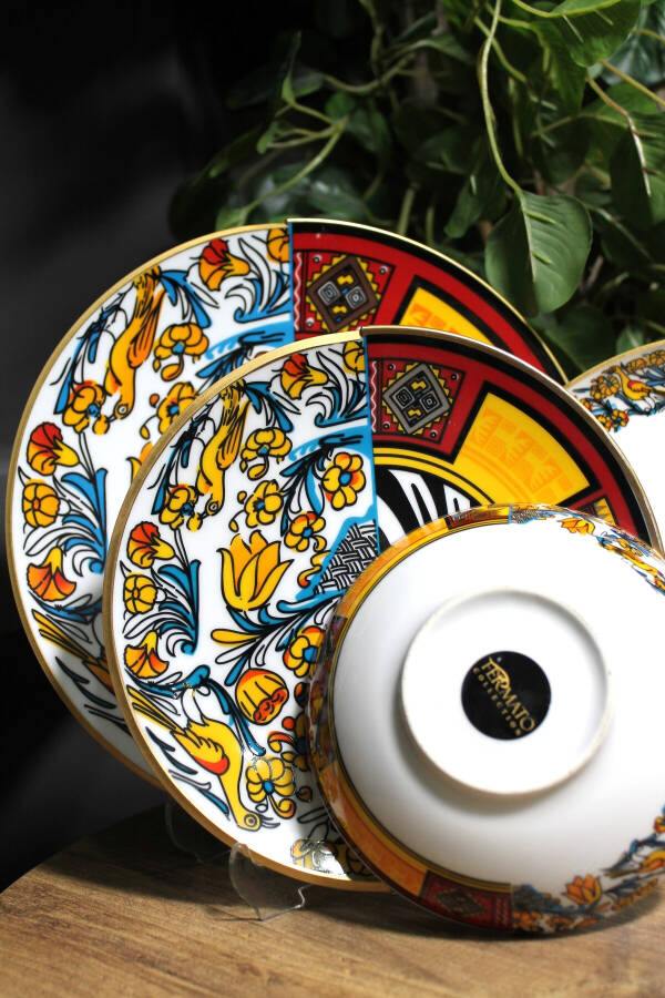 24 Parça 6 Kişilik Porselen Yemek Takımı Canga Serisi - 2