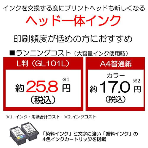 Canon Color Printer A4 Inkjet PIXUS TS203 USB Connection Model - 5