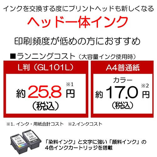 Canon Color Printer A4 Inkjet PIXUS TS203 USB Connection Model - 5