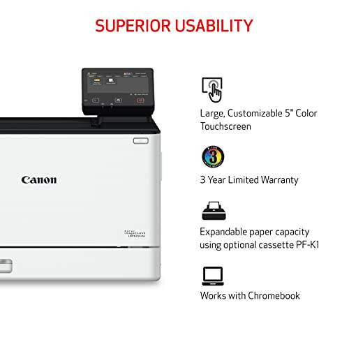 Canon Color imageCLASS LBP674Cdw - Kablosuz, Çift Taraflı Lazer Yazıcı, 3 Yıl Sınırlı Garanti, Beyaz - 6