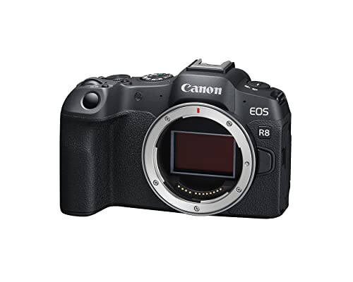 Canon EOS R8 Aynasız Kamera (Sadece Gövde), Tam Kare Hibrit Kamera, 24.2 Megapiksel CMOS Görüntü Sensörü, 4K Video, İçerik Oluşturucu Kamera, Siyah - 2