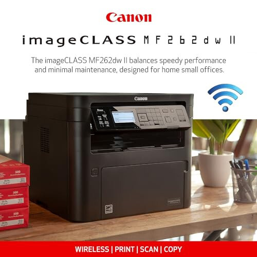 Canon imageCLASS MF262dw II - Беспроводной черно-белый лазерный принтер с функциями печати, копирования и сканирования, черный - 9