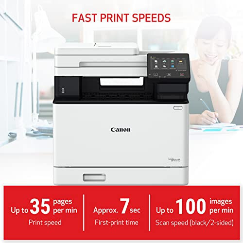 Canon® imageCLASS® MF753Cdw Беспроводной лазерный многофункциональный цветной принтер - 5