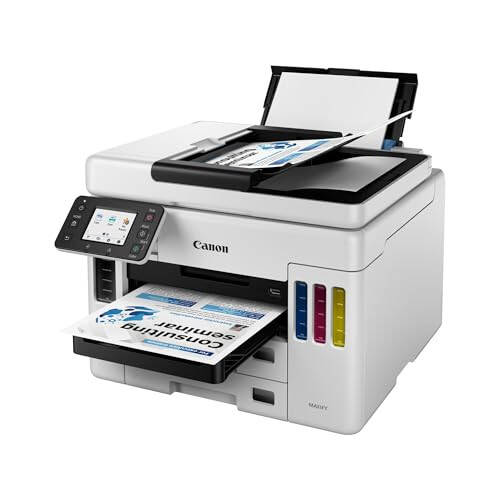 Canon MAXIFY GX7021 Simsiz MegaTank Kichik Ofis Ko'p Funktsiyali Printer, Bir O'lcham - 5