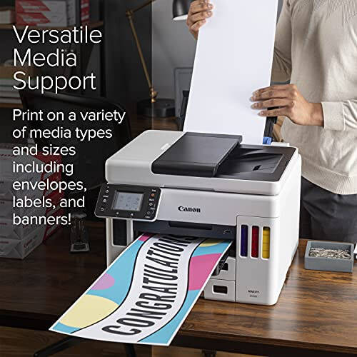 Canon MAXIFY GX7021 Wireless MegaTank Small Office All-in-One Printer, One Size - 2