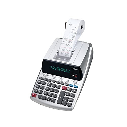 Canon Office Products 2198C001 Canon MP11DX-2 Desktop Printing Calculator with Currency Conversion, Clock and Calendar - 1