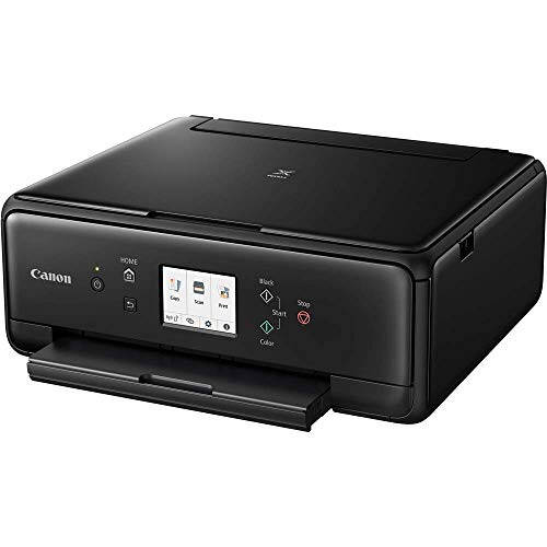 Canon PIXMA TS6220 Simsiz Ko'p Funktsiyali Foto Printer, Nusxa Ko'chirish, Skaner va Mobil Bosma Funksiyalari bilan, Qora, Alexa bilan Ishlaydi - 1