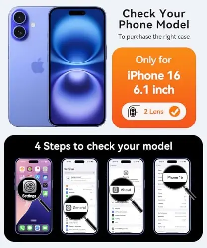 CANSHN Magnetic for iPhone 16 Case, Upgraded [Full Camera Protection] [Compatible with Magsafe] [Translucent Matte] Shockproof Protective Phone Case for iPhone 16 - Teal - CANSHN (1)