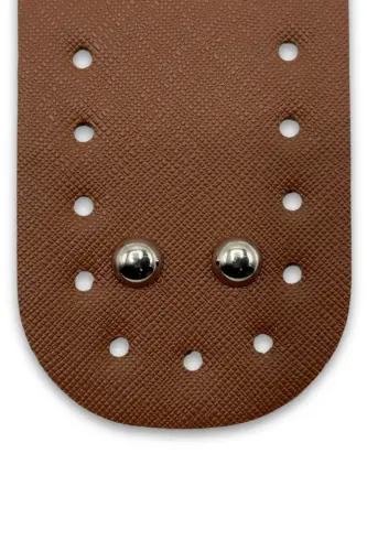 Çanta Tabanı Mini Suni Deri 6.5Cmx25Cm Taba-Taba - SENSY (1)