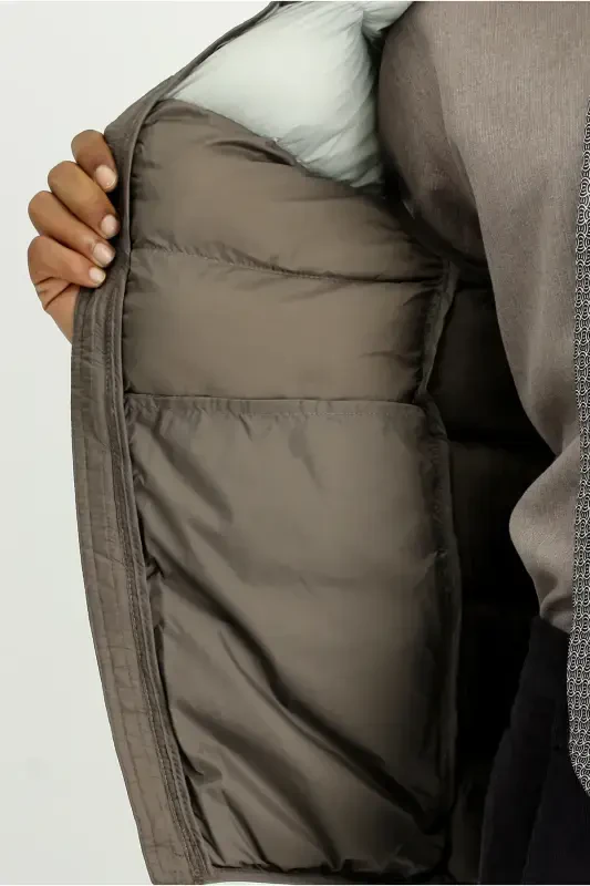 Çantalı Spor Şişme Yelek-AÇIK GRİ - 7