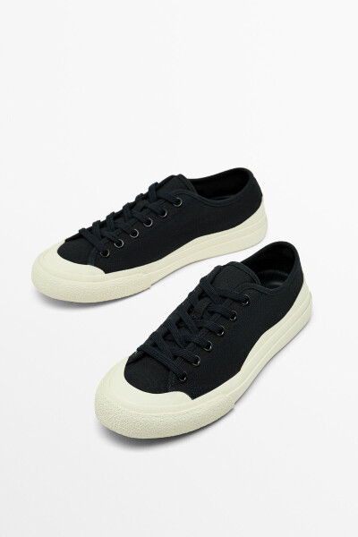 Canvas sneakers with rubber outsole - 2