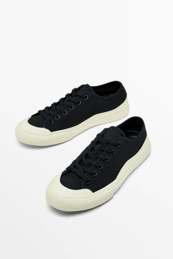 Canvas sneakers with rubber outsole - 2