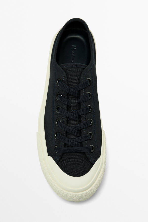 Canvas sneakers with rubber outsole - 3