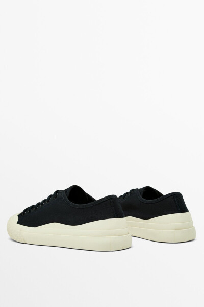 Canvas sneakers with rubber outsole - 4