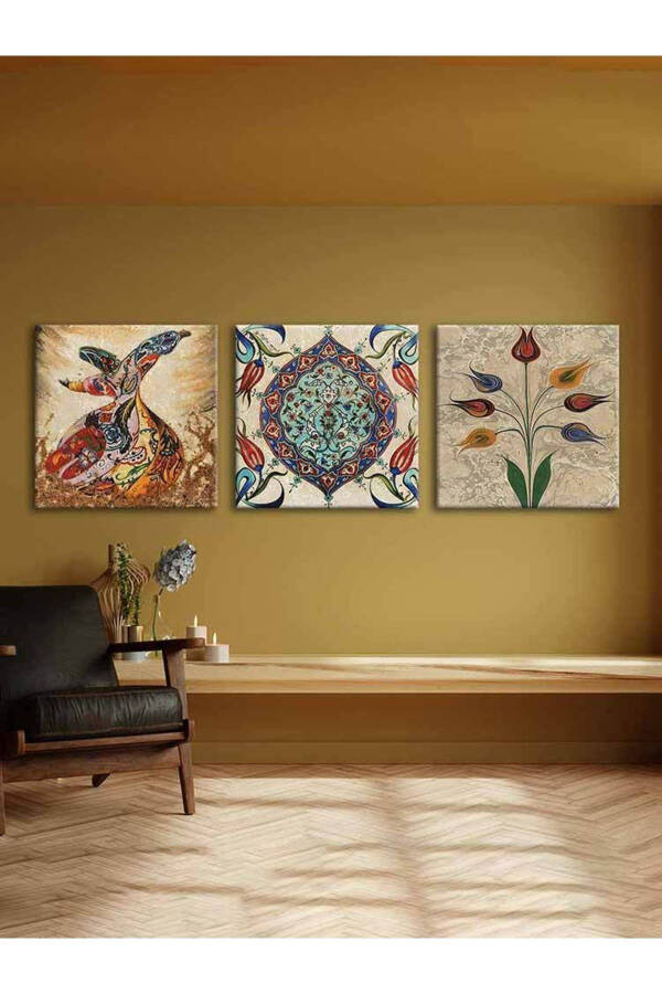 Canvas Wall Art 3-Piece Canvas Set - Voov4166 - 1