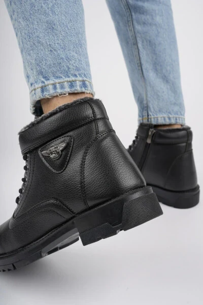 Canyon Guaranteed Lace-Up Zippered Fur-Lined Men's Winter Boots - 3