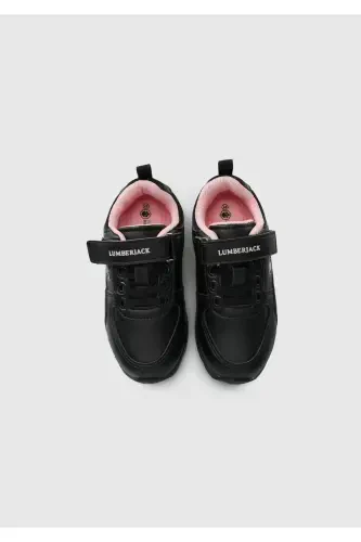 CAP 4PR Qiz Bolalar uchun Sport Poyafzali, Qora - 5